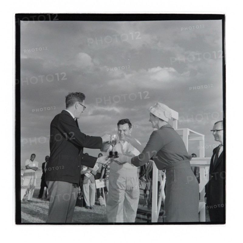 Post Office sports competition medal ceremony