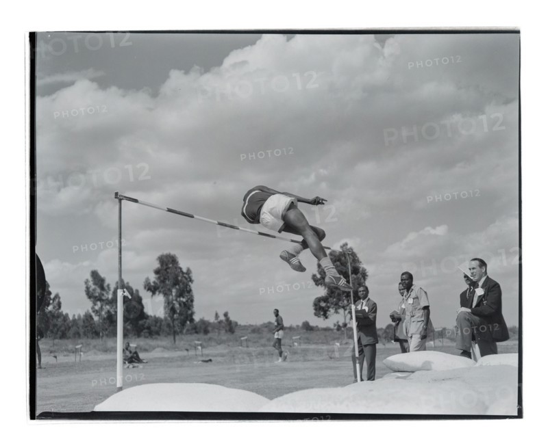 Post Office sports competition high jump