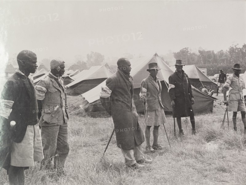 Kikuyu Home Guards in camp