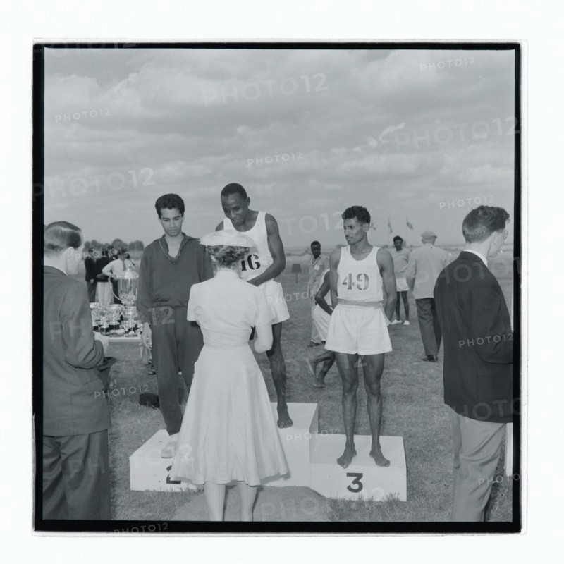 Post Office sports competition medal ceremony