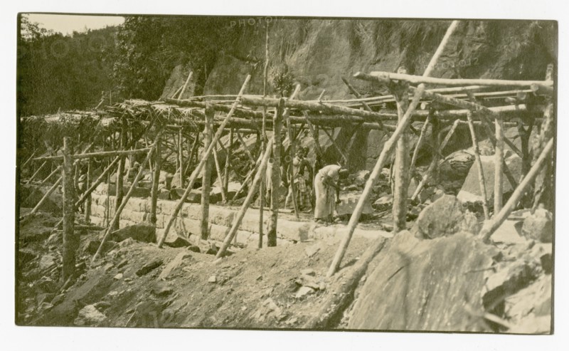 Construction work on plantation