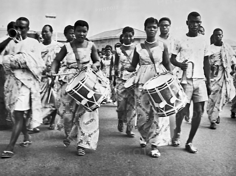 Lady Drummers Lead Ghana Republic Day