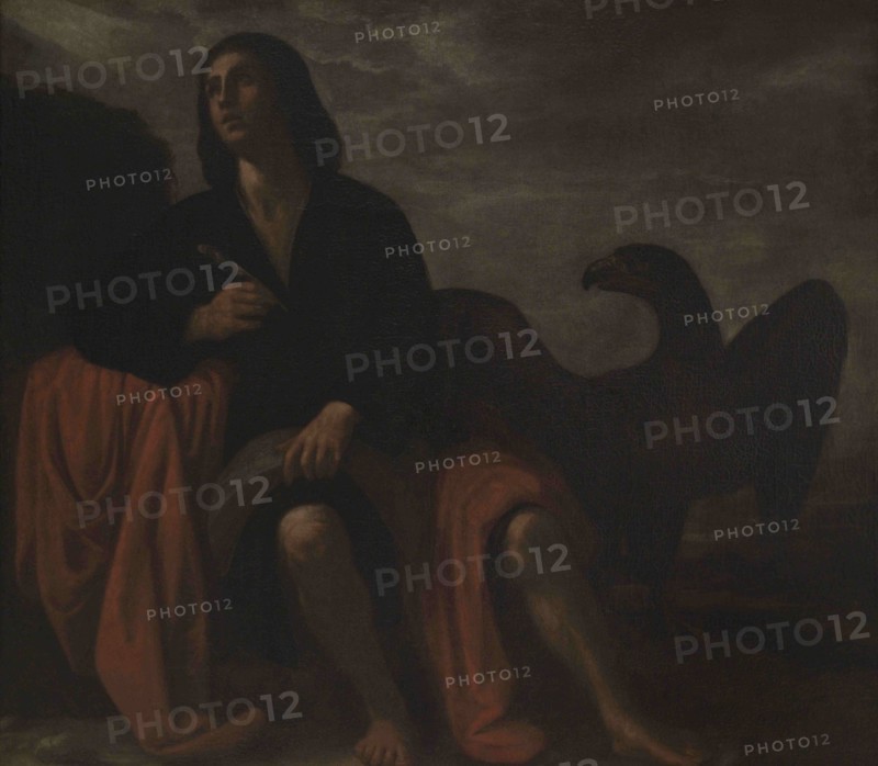 Saint John the Evangelist at Patmos, by Mario Minniti (1577-1640). National Museum of Fine Arts. Valletta. Malta.