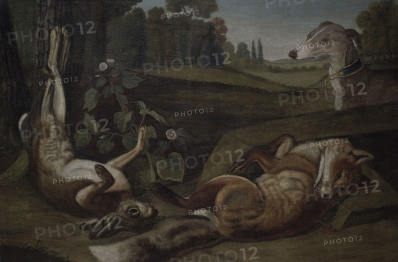 Johann Heinrich Baumann (1753-1832). Baltic German artist. Still Life, 1820. Oil on canvas (83 x 124 cm). Latvian National Museum of Art. Riga, Latvia.