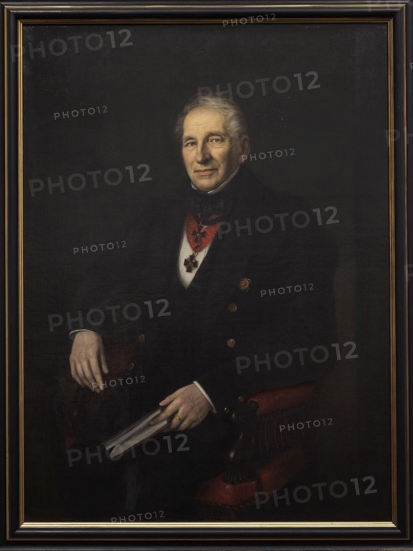 Janis Stanislavs Roze (1823-1897). Latvian painter. Portrait of Johann Philipp von Schultz, 1861. Oil on canvas (126 x 94 cm). Latvian National Museum of Art. Riga, Latvia.