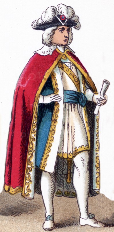 The figure illustrated here represents a French Member of the Directory in the 1790s. The illustration dates to 1882.