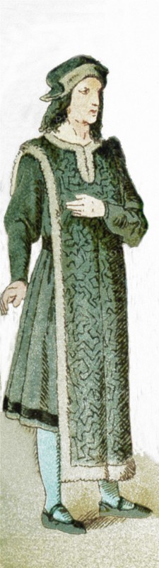 The figure represented here is a German senator between A.D. 1450 and 1500. The illustration dates to 1882.