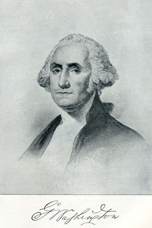 George Washington served as commander in chief of the Continental Army during the American Revolution, and he was the first president of the United States (1789-1797). .
