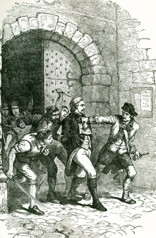 Captain Joshua Huddy (1735 -1782) was an American military officer and privateer. During the American Revolutionary War, Huddy supported the Patriot cause and served in the New Jersey Militia along with captaining the privateer ship The Black Snake. In 1782, he was captured by Loyalist irregulars and turned over to the British and later hanged. .