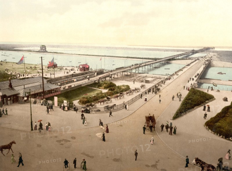 Pier and bridge.