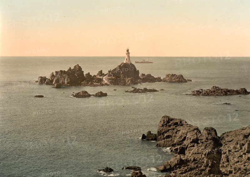 Corbierre lightbouse in Jersey.