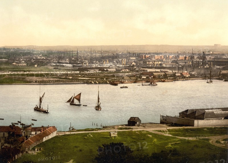 The dock yard of Chatham.