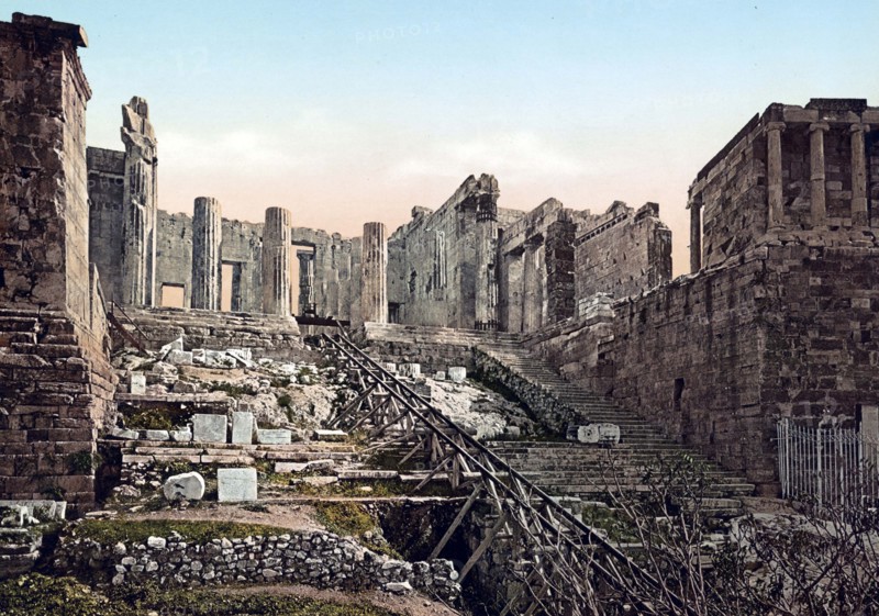 The Propylaia.