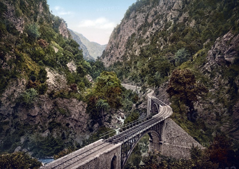 Railroad bridge.