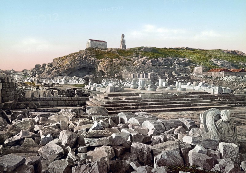 View over the excavation area of Eleusis.