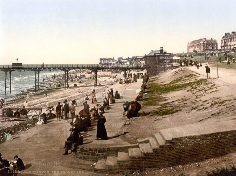 The promenade.