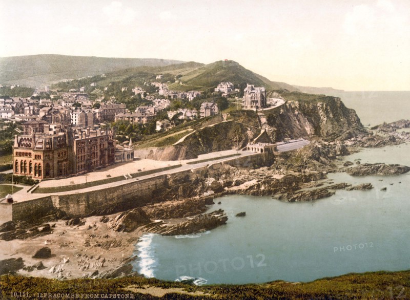 Town and hotel from the Capstone.