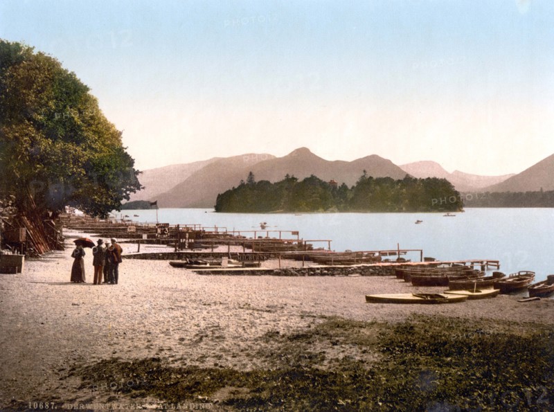 Boat mooring at Derwentwater.