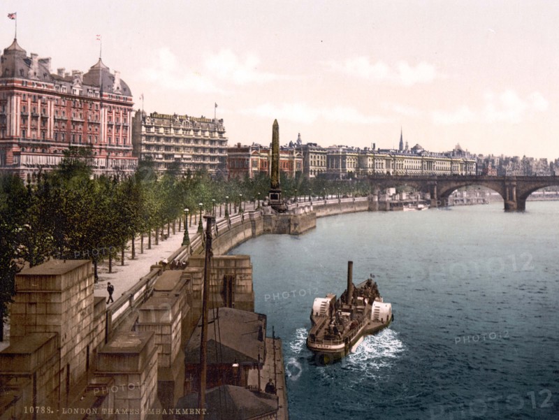 Thames embankment.