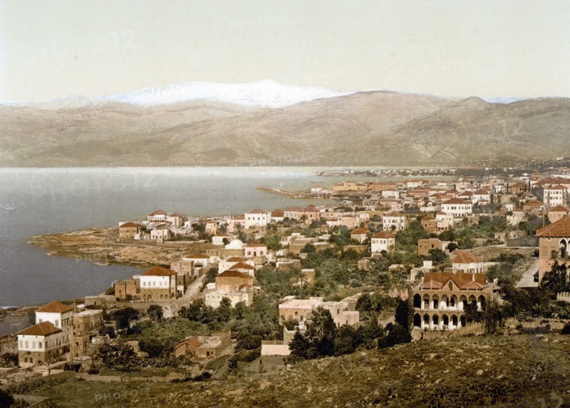 General view, the Lebanon in the distance.