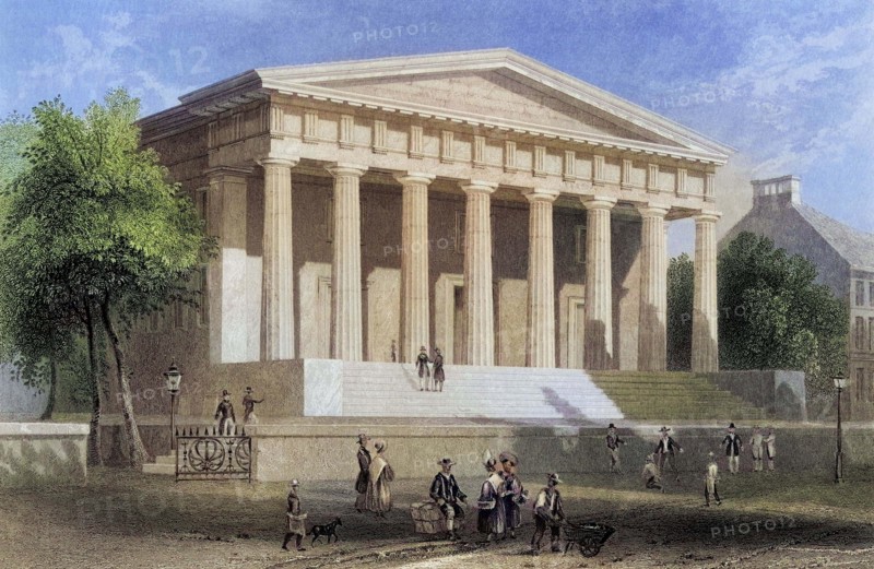Die Bank der Vereinigten Staaten von Amerika Philadelphia.