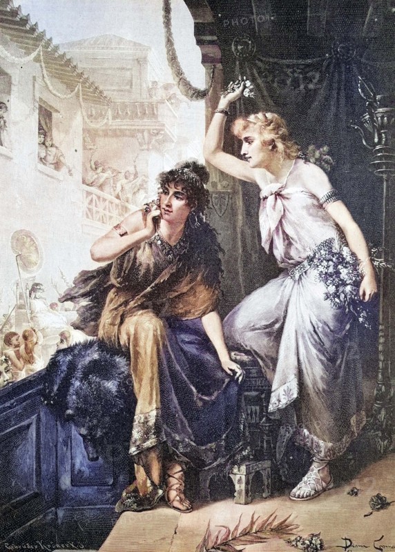 A festival in Pompeii.