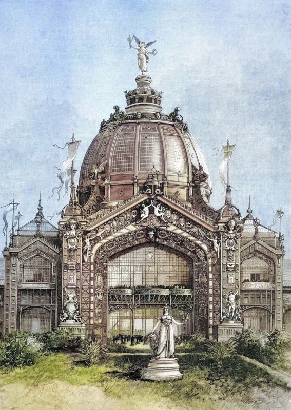 The Dome of Honour at the Paris Exhibition.