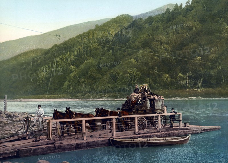 Punt on Inangahua River.