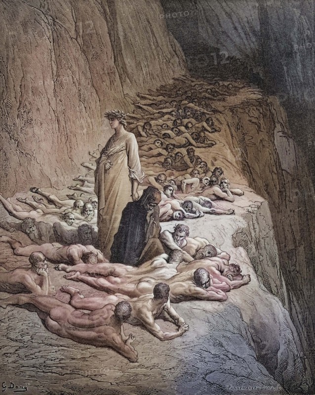 Illustration fur Purgatorio.