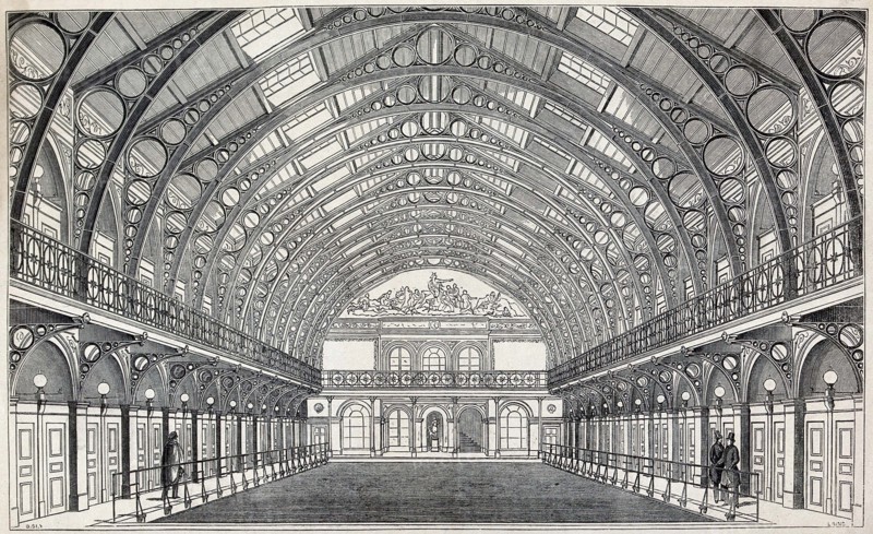The interior of the Dianabad in Vienna.