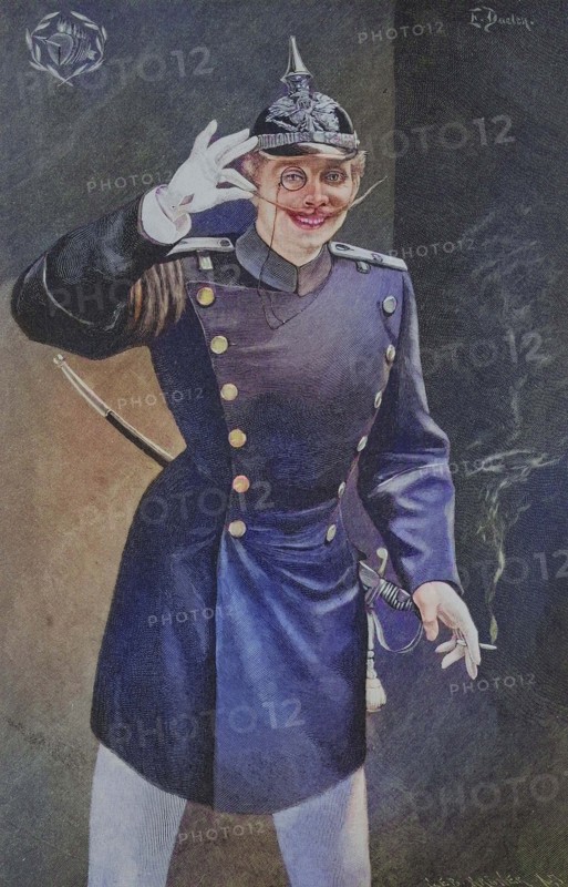 Dandy, elegant young soldier.