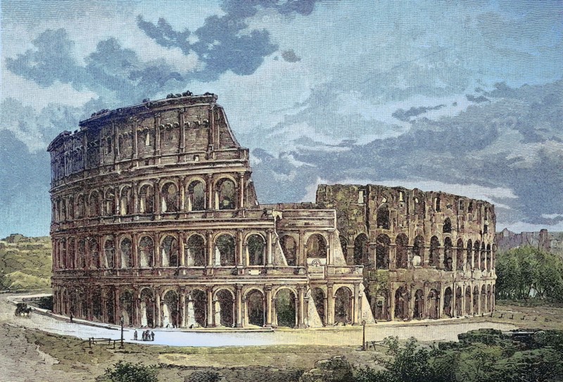 The Colosseum or Coliseum.