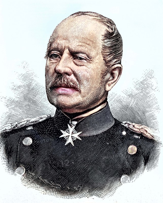 General Hans Anton Herwarth von Bittenfeld.