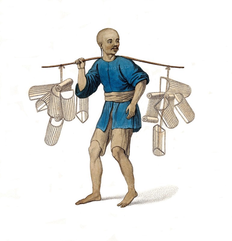 A Chinese worker.
