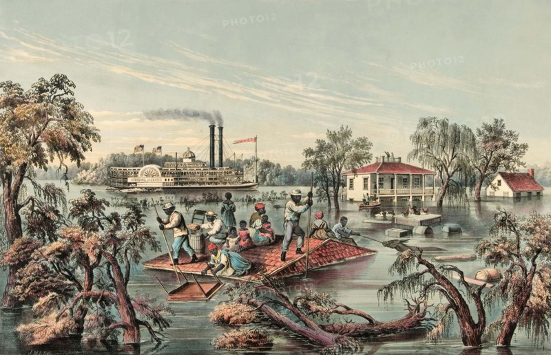 Flood on the Mississippi.
