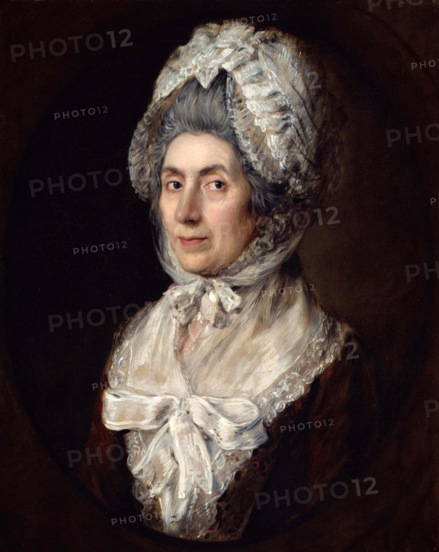 Sarah Dupont, Painting by Thomas Gainsborough, Historic, digitally restored reproduction from an original of the period.