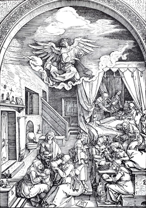 From the life of the virgin.