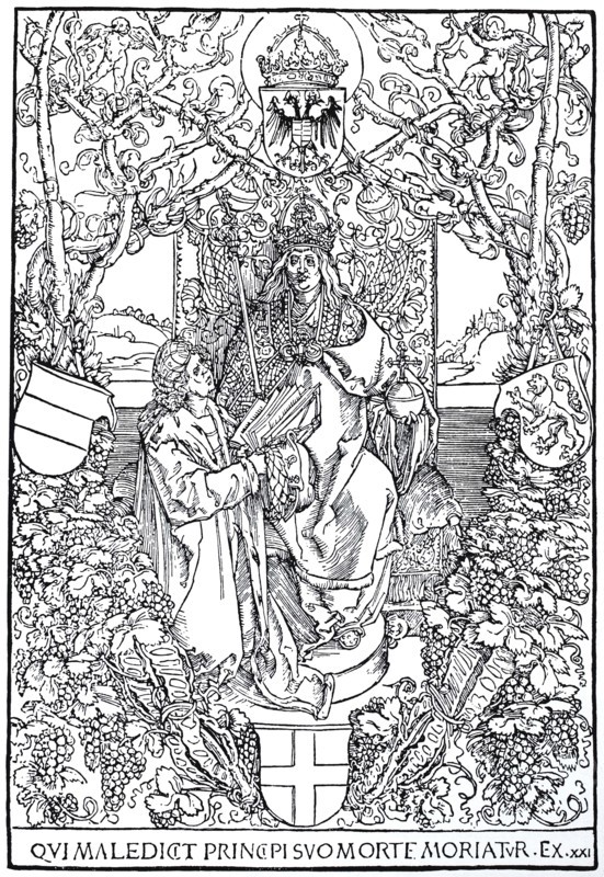 Illustration to the Quatuor libri amorum by Celtes.
