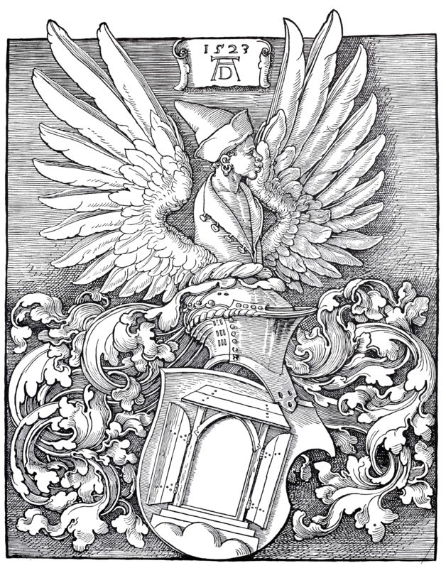 The coat of arm of Durer.