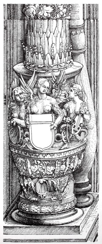 The triumphal arch for the Emperor Maximilian.