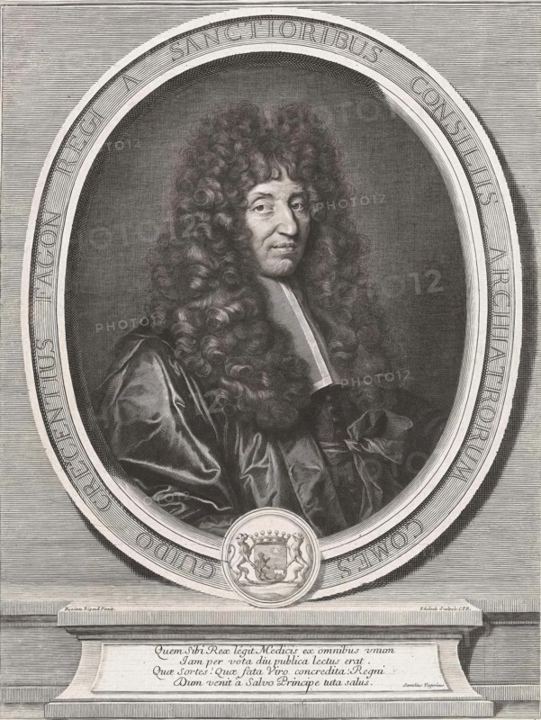 Portrait of Guy-Crescent Fagon-