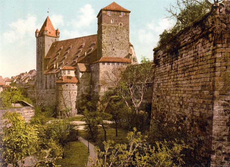 Nuremberg Castle with the Imperial Stables