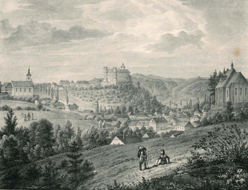 View of Lettowitz castle