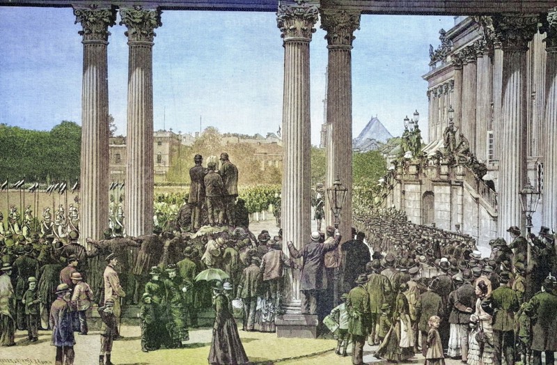 Parade in the Lustgarten in Potsdam