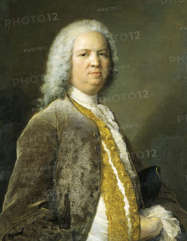 Portrait of the Frankfurt Banker Johann Georg Leerse. Date: 1749, Inventory number: 1207, Historic, digitally restored reproduction from a 19th century original..