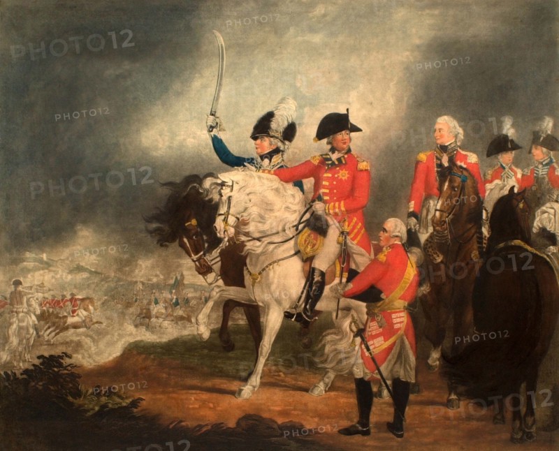 King George III inspects the Prince of Wales' Regiment