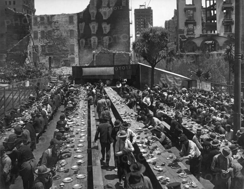 San Francisco Earthquake Diners