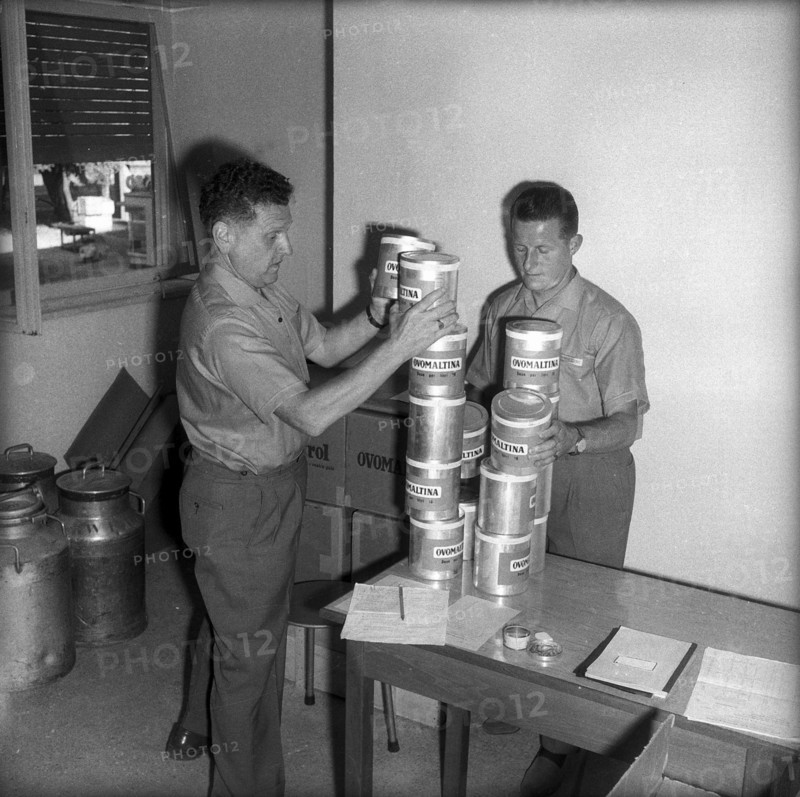Rome 1960: Ovomaltine preparation.