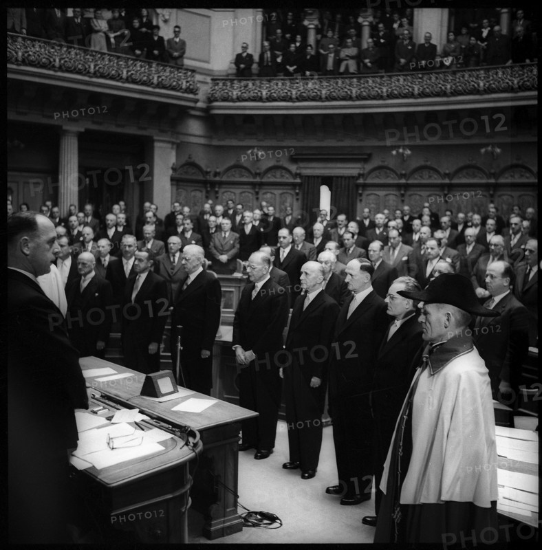 Federal Council, Swearing In ceremony; 1955.