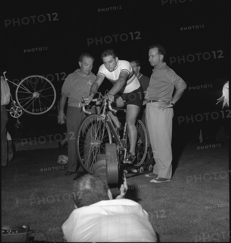 Olympic Games Rome 1960: 1000m Olympic champion Sante Gaiardoni.